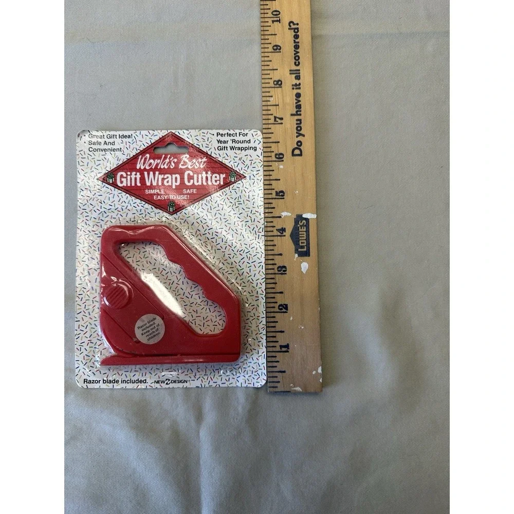 The World's Best Gift Wrap Cutter Red by Giftco Inc.
